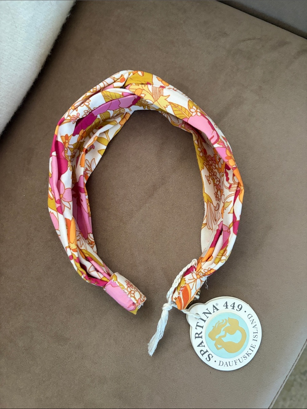 Spartina 449 Pink, Orange & Yellow Floral Headband